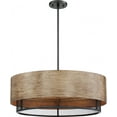 thumbnail image 6 of Nuvo Lighting Barrique 5-Light Pendant Fixture Black with Honey Wood Finish - N/A, 6 of 7