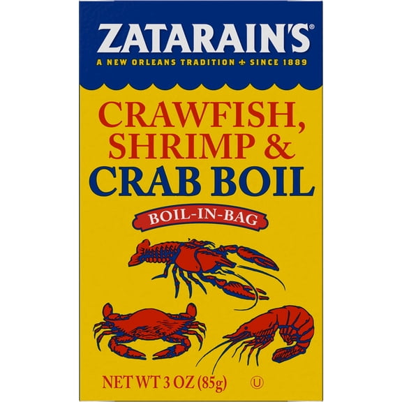 Pack of 4 Zatarain's Crawfish, Shrimp & Crab Boil - 3 oz - Package may vary