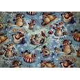 thumbnail image 3 of Christmas Snowman Curtain Panels by Penny's Needful Things (Set of 2) 63 Inch Long LINED, 3 of 3