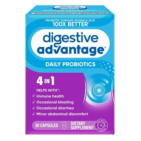 Digestive Advantage Daily Probiotic Capsules - 30 ct (Packaging May Vary)