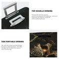 thumbnail image 5 of Lsque Metal Evil Skull Printed Luggage Cover, Travel Luggage Protector,Scratch and Dirt Resistant, Fits 18-32 Inch Luggage - Small, 5 of 9