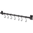 thumbnail image 1 of Herramienta de cocina Estante colgante de 7 ganchos Espacio Aluminio Montado en la pared Utensilios de cocina Colgador de ganchos HOMEMAXS HaoMX115572934, 1 of 7