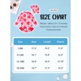 thumbnail image 2 of GYRATEDREAM Newborn Baby Girl One-Piece Swimsuit Floral Print Zipper Bathing Suit Ruffled Long Sleeve Rash Guard Swimwear with Hat, 2 of 9