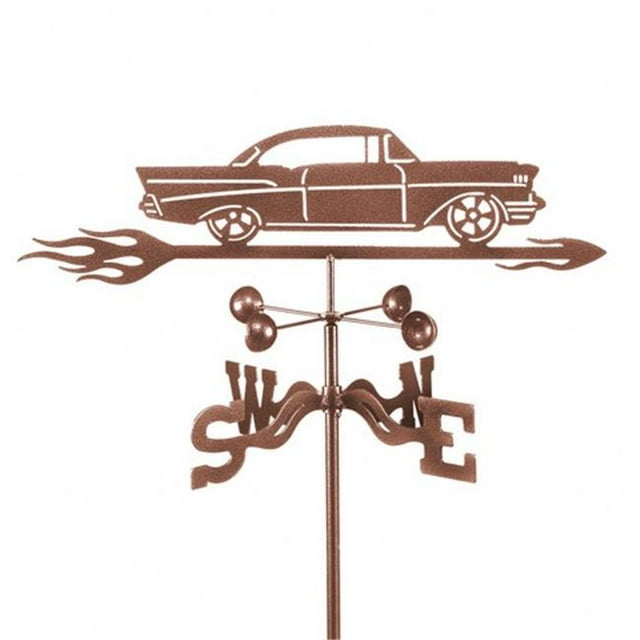 EZ Vane EZ1011-RF Chevy Car-57 Weathervane avec Support de Toit