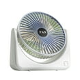 thumbnail image 2 of USB Fan Desktop Student Dormitory Fan Desktop Charging Silent Fan Shaking Head Fan, 2 of 6