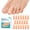 Beige, variant on Promifun Silicone Toe Protectors Soft Gel Toe Tube Pads Silicone Toe Sleeve Hammer Toes Blisters Pain Relief,20 Pack,Clear