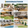 thumbnail image 7 of EuKer Acacia Wood Deck Tiles, 22 Pack Interlocking Floor Tiles with Non-Slip for Outdoor & Indoor Use, Yellow, 7 of 7