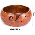thumbnail image 4 of Cuenco de hilo de madera hecho a mano - Cuenco de hilo de madera Cuenco de madera para almacenamiento de hilo, 4 of 4