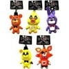 Five Nights at Freddy's Five Nights at Freddy's 4" Set of 5 Plush Clip Ons