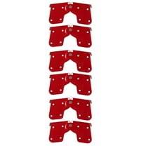 Hemoton 6 pcs  Heavy Duty Iron Ladder Hinge Attic Ladder Hinge Replacement Kit Attic Ladder Parts Step Ladder Hinge Replacement Kit