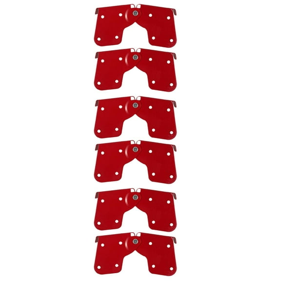 Hemoton 6 pcs  Heavy Duty Iron Ladder Hinge Attic Ladder Hinge Replacement Kit Attic Ladder Parts Step Ladder Hinge Replacement Kit