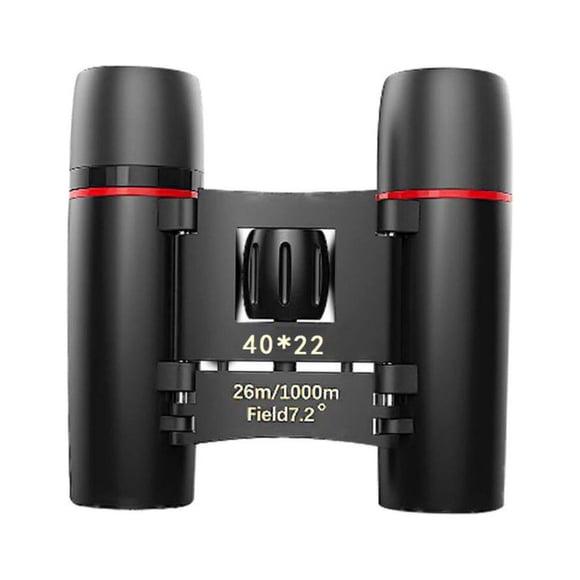Poche Étanche Binoculaire Mini Binoculaire Portable Télescope BAK4 Télescope d'Extérieur avec Lanière, 40x22