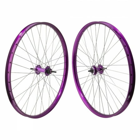 SE Bikes Monster Quad 29in Wheelset Purple/Black Disc 36H 1-spd CAS 110/142mm