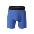 thumbnail image 3 of Mens Underwear Boxer Quick Dry Solid Panties Plus Size Four Corners Large Size Underwear Boxer Blue S, 3 of 3