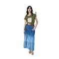 thumbnail image 1 of Blusa André Badi Marelly Verde Grande Escote Redondo Estampado Frontal, 1 of 5