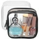 thumbnail image 1 of Bolsas de maquillaje pequeñas, 2 uds., bolsas de maquillaje transparentes con cremallera, neceser de viaje, bolsa de maquillaje, organizador, artículos esenciales de viaje, 1 of 5
