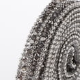 thumbnail image 4 of 1 yarda de cinta de de imitación de cristal, adornos de costura, Gris claro Sunnimix Cinta de diamantes de imitación de Cystal, 4 of 8
