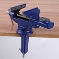 thumbnail image 4 of Kenally Kit de Clip de escritorio para carpintería, conjunto de tornillo de banco DIY fijo de acero Universal para el hogar, accesorio de fijación, Herramientas manuales y eléctricas Negro 4 en 1 Kenally TO009469-05, 4 of 6