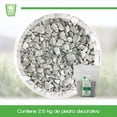 thumbnail image 3 of Piedra Decorativa - Ideal para macetas, Jardines, decoración Smart Garden  Granulometría Grande, Grey Quarry, 3 of 6