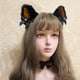 thumbnail image 3 of Diadema con orejas de gato de peluche para cosplay para niña, accesorio para disfraz, 3 of 8