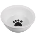 thumbnail image 1 of Shisuyan Ceramic Food Bowl For Dog Cat Food Container Paw Pattern Dog Feeding Bowl Pet Supply, 1 of 8
