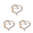 thumbnail image 2 of Broche de seguridad Sonducket con perlas artificiales y diamantes de imitación oro rosa, 2 of 6