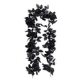 thumbnail image 2 of Gothic Black Rose Vine Garland, 68.89in Realistic Faux Flower With Gold Berries, Spooky Accent For Fireplace Mantel Or Halloween Party Backdrop Setup C, 2 of 9