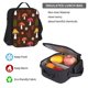 thumbnail image 5 of Easygdp Woodland Mushroom Mochila para Niños y Niñas con Set de Caja de Almuerzo y Estuche para Lápices 3 en 1, Mochila Escolar Estampada para Adolescentes, 5 of 7