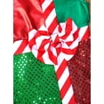 thumbnail image 6 of iiniim Girls Sequin Christmas Dance Dress Xmas Party Outfit with Hair Hoop Red 14, 6 of 8