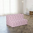 thumbnail image 4 of Watercolor Foldable Mattress, Rosy Blossoms, 74.8" x 39.4", Rose Pink, by Ambesonne, 4 of 6