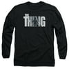 The Thing Science Fiction Horror Movie Big Logo Adult Long Sleeve T-Shirt