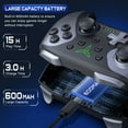 thumbnail image 3 of ESYWEN Wireless Switch Controller for Nintendo Switch /Lite/OLED, Compatible with PC, with RGB, Programmable, Wakeup, Turbo, Vibration, 3 of 9
