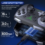 ESYWEN Wireless Switch Controller for Nintendo Switch /Lite/OLED, Compatible with PC, with RGB, Programmable, Wakeup, Turbo, Vibration