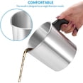 thumbnail image 3 of Olla para derretir cera para velas, jarra para verter sin goteo de 1,2 L, olla para hacer velas con mango resistente al calor, para manualidades caseras con velas y jabón, 3 of 7