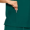 thumbnail image 6 of Scrubs Set for Women Nurse Uniform V-Neck Tops and Drawstring Jogger Pants with Pocket Nurse Workwear Green S, 6 of 8