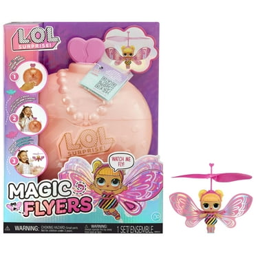 LOL Surprise Magic Flyers: Flutter Star Hand Guided Flying Doll, Collectible, Touch Bottle Unboxing, Gift for Girls Age 6 