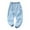 za-Light Blue, variant on breaise Summer Girls Jeans Pull on Elastic Waist Pants Lightweight Straight Leg Pants Loose Fit Elastic Waistband Casual Jeans