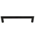 thumbnail image 2 of Contemporary Round Cabinet Pull, 128 Millimeters, Stanless Steel Base Material, Matte Black by Stone Harbor Hardware, 2 of 3