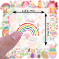 thumbnail image 5 of YEZDIX Easter Bunny Multicolor Waterproof Stickers for Laptops Notebooks Suitcases, 5 of 5