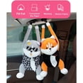 thumbnail image 3 of ZHAOCHENG Soporte para caja de pañuelos para automóvil Soporte para pañuelos para automóvil Caja de pañuelos para muñeca de perro musical creativa Caja de pañuelos para apoyabrazos con respaldo para a, 3 of 5