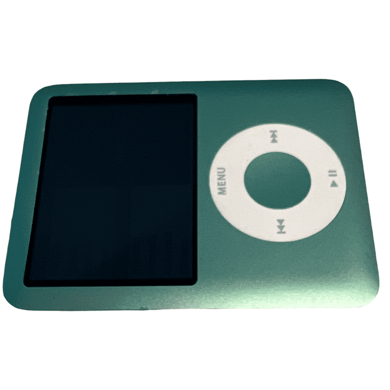 Pre-Owned Used Apple iPod Nano 3rd Generation 8GB Green, MP3 Audio