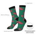 thumbnail image 4 of Logiee Watermelon Print Adult Socks for Men & Women,Calf Socks, Ankle Socks,Boots Socks,Breathable Casual Sock,Unisex Crew Socks, 4 of 6