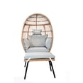 thumbnail image 7 of 400-LBS Capacity Outdoor Basket Chair / Perfect for Garden Lounging, 7 of 7
