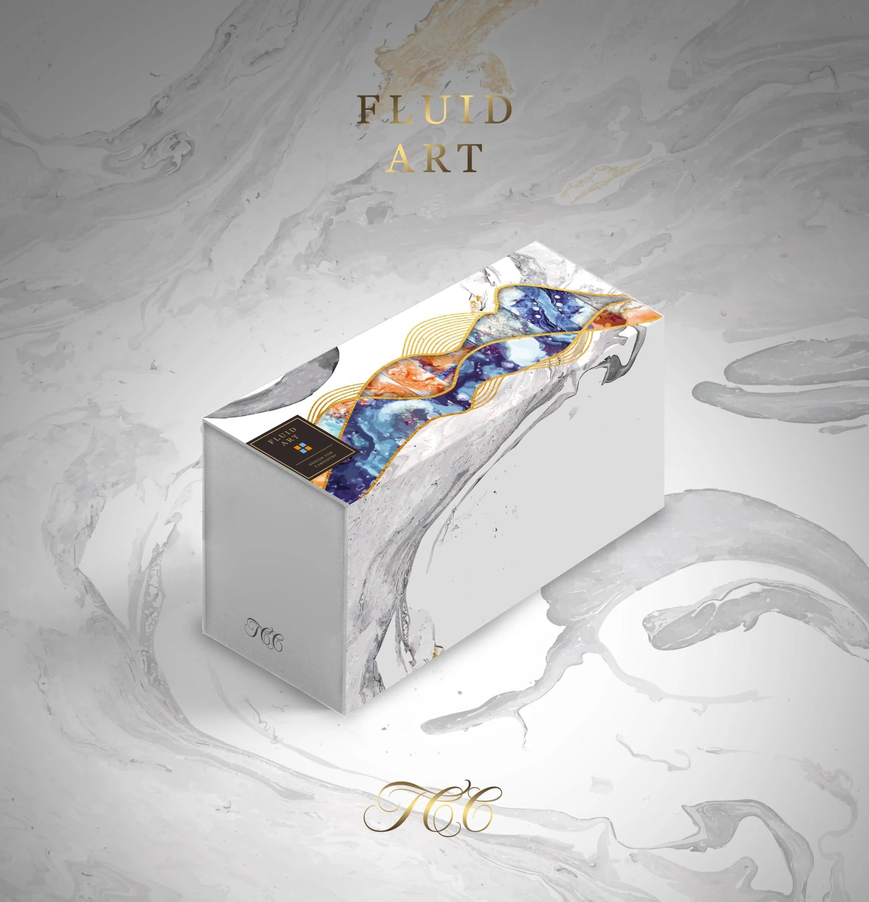 Fluid Art 10 Cardistry Deck Collectors Box Playing Card Set by TCC