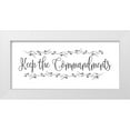 thumbnail image 1 of Murdock, Ramona 32x16 White Modern Wood Framed Museum Art Print Titled - Keep the Commandments, 1 of 4
