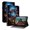 Blue Flowers, variant on For Fire HD 10/Fire HD 10 Plus (10.1", 11th/13th Gen) Folio Case with Stand/Card Slots/Elastic Band Closure/Pen Loop Holder, Stylish Cute Cartoon PU Leather Protective Slim Flip Cover, Lotus