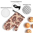 thumbnail image 3 of Balery Snake Pattern Oven Mitts and Pot Holders 4 pcs Set, Kitchen Oven Glove High Heat Resistant 500℉ Oven Mitts with Non-Slip Silicone Surface, 3 of 6