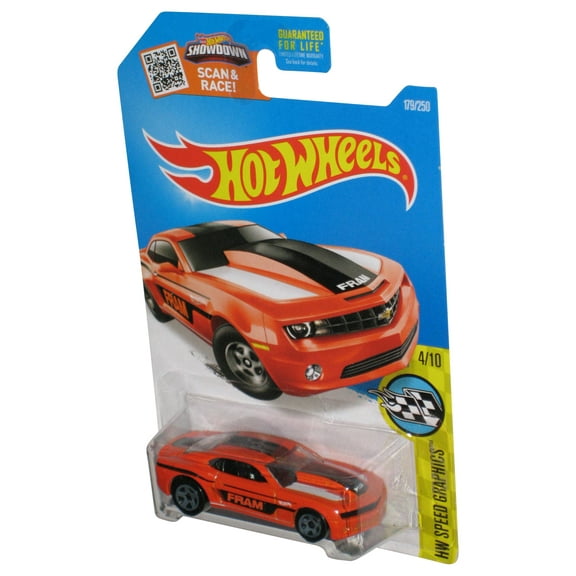 Hot Wheels HW Speed Graphics 4/10 (2015) Orange '13 Chevrolet Copo Camaro Toy Car 179/250