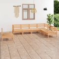 thumbnail image 1 of vidaXL Ensemble de Salon de Jardin 7 Pcs en Bois Massif de Pin, 1 of 3