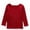 Red, variant on Autumn Baby Girls Long Sleeve Solid T-shirt Kids Cotton Tops Tees Casual Blouse
